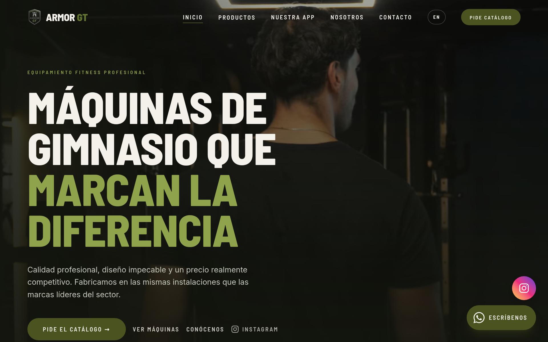 La web de ARMOR GT